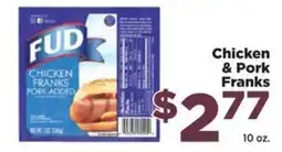 Food Town Fud chicken franks pork added offer