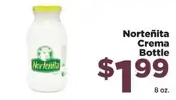 Food Town Norteñita crema bottle offer