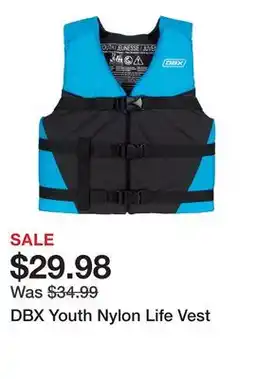 Dick's Sporting Goods DBX Youth Nylon Life Vest offer