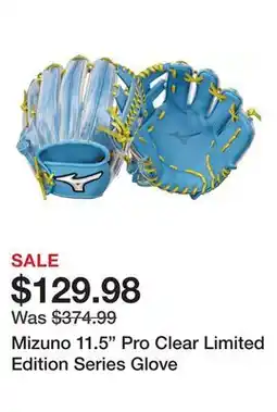 Dick's Sporting Goods Mizuno 11.5 Pro Clear Limited Edition Series Glove offer