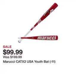 Dick's Sporting Goods Marucci CATX2 USA Youth Bat (-11) offer