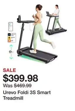 Dick's Sporting Goods Urevo Foldi 3S Smart Treadmill offer