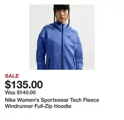 Dick's Sporting Goods Nike Women's Sportswear Tech Fleece Windrunner Full-Zip Hoodie offer