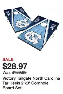Dick's Sporting Goods Victory Tailgate North Carolina Tar Heels 2'x3' Cornhole Board Set offer