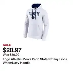 Dick's Sporting Goods Logo Athletic Men's Penn State Nittany Lions White/Navy Hoodie offer