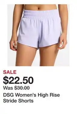 Dick's Sporting Goods DSG Women's High Rise Stride Shorts offer