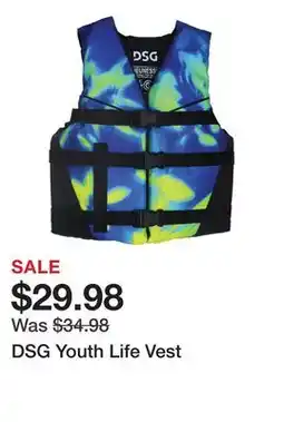 Dick's Sporting Goods DSG Youth Life Vest offer