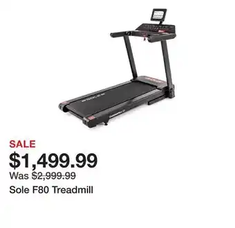 Dick's Sporting Goods Sole F80 Treadmill offer