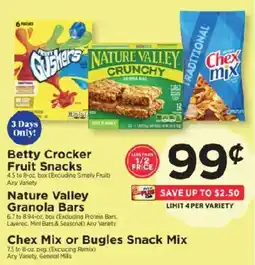 ShopRite Betty Crocker Fruit Snacks offer