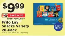 ShopRite Frito Lay Snacks Variety offer