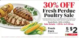 ShopRite Fresh Perdue Poultry Sale offer