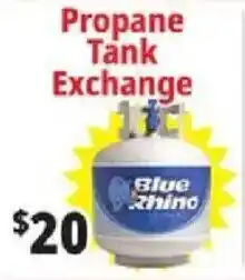 Ocean State Job Lot Blue Rhino propane tank exchange offer