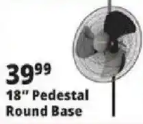 Ocean State Job Lot 18" Pedestal Round Base offer