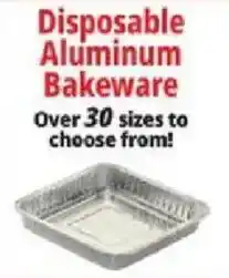 Ocean State Job Lot Disposable Aluminum Bakeware offer