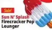Ocean State Job Lot Sun N' Splash Firecracker Pop Lounger offer