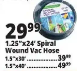 Ocean State Job Lot Spiral Wound Vac Hose offer