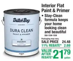 Menards Dutch Boy Dura Clean Paint & Primer offer