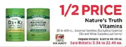 ShopRite Nature's Truth Vitamins offer