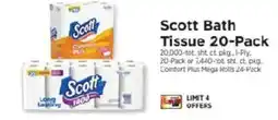 ShopRite Scott Bath Tissue 20-Pack offer