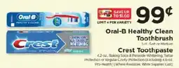 ShopRite Oral-B Healthy Clean Toothbrush offer