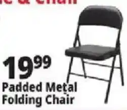 Ocean State Job Lot Padded Metal Folding Chair offer