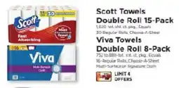 ShopRite Scott Towels Double Roll offer