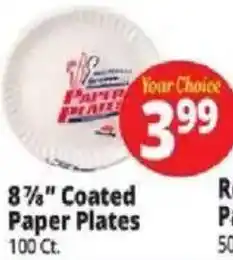Ocean State Job Lot Paper Plates offer