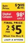 ShopRite Digital Coupon offer