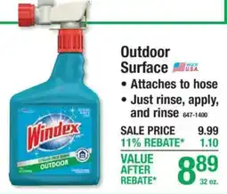 Menards Windex outdoor surface offer