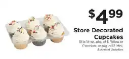 ShopRite Store Decorated Cupcakes offer