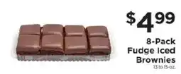 ShopRite 8-Pack Fudge Iced Brownies offer