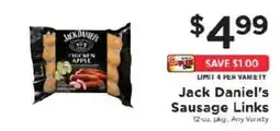 ShopRite Jack Daniel's Sausage Links offer
