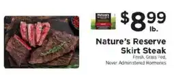 ShopRite Nature's Reserve Skirt Steak offer