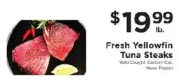 ShopRite Fresh Yellowfin Tuna Steaks offer