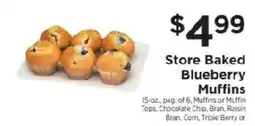 ShopRite Store Baked Blueberry Muffins offer