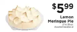 ShopRite Lemon Meringue Pie offer