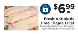 ShopRite Fresh Antibiotic Free Tilapia Fillet offer