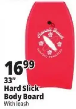 Ocean State Job Lot Hawaiian Beach Hard Slick Body Board offer