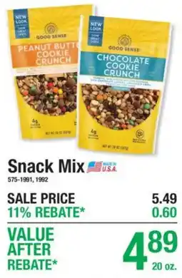 Menards Good sense snack mix offer