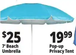Ocean State Job Lot 7' Beach Umbrella offer