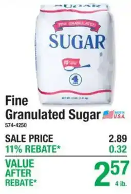 Menards Fine Granulated Sugar offer