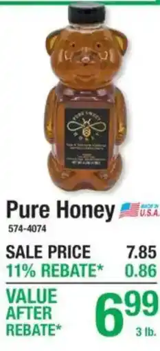 Menards Pure Honey offer
