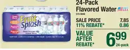 Menards Fruit Splash Flavored Water offer