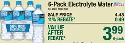 Menards Power Water Electrolyte Water offer