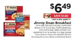 ShopRite Jimmy Dean Breakfast offer