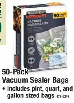 Menards Paprika Seal Vacuum Sealer Bags offer