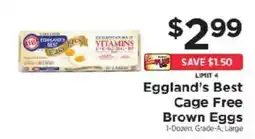 ShopRite Eggland's Best Cage Free Brown Eggs offer