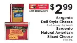 ShopRite Sargento Deli Style Cheese offer