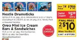 ShopRite Nestle Drumsticks offer