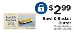 ShopRite Bowl & Basket Butter offer